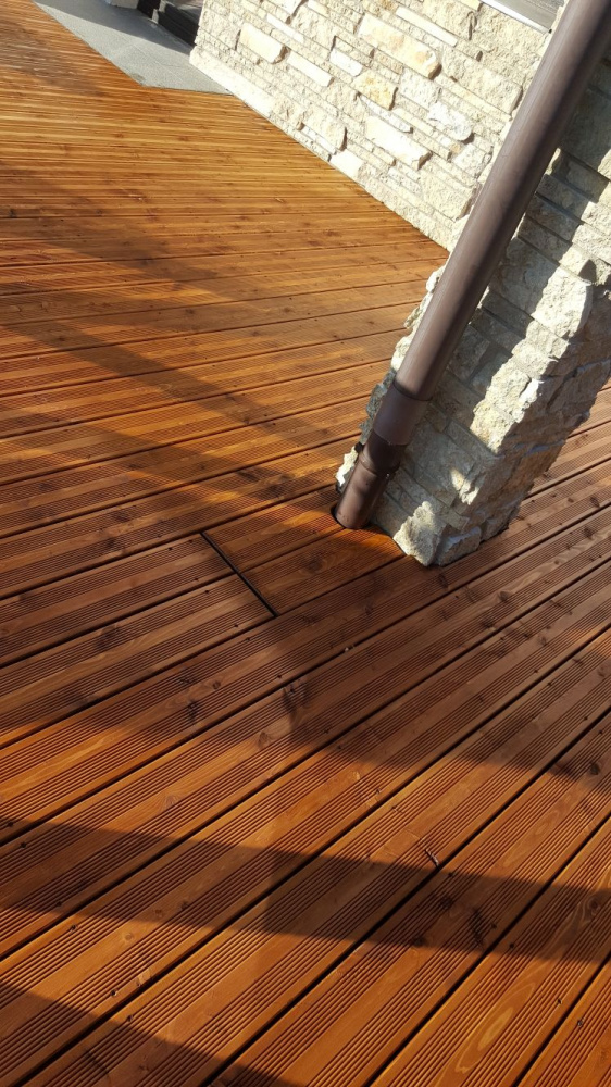 Podłoga impregnowana farbą Natura, kolor jasny orzech